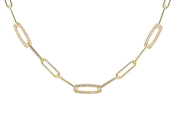 E310-55355: NECKLACE .75 TW (17 INCHES)