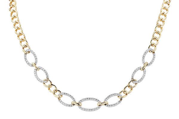 H310-57127: NECKLACE 1.12 TW (17")(INCLUDES BAR LINKS)