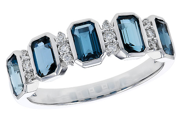 A311-48937: LDS RG 1.46 TW LONDON BLUE TOPAZ 1.58 TGW