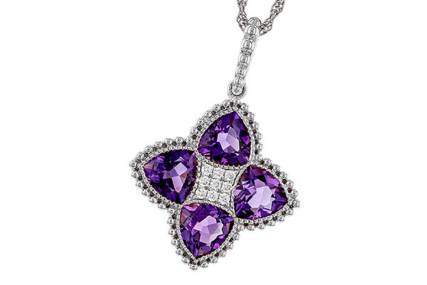A311-50728: NECKLACE 2.22 AMETHYST 2.28 TGW