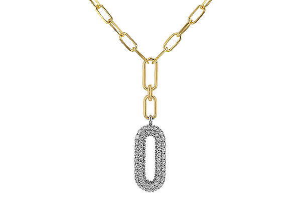 A311-53482: NECKLACE .96 TW (18")