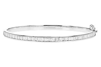 B310-56255: BANGLE 1.02 TW BAGUETTE DIAMONDS