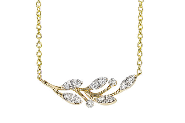 B311-48909: NECKLACE .32 TW (18")