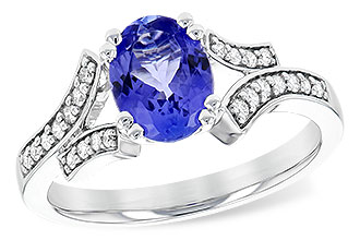 C226-98082: LDS RG 1.15 TANZANITE 1.30 TGW