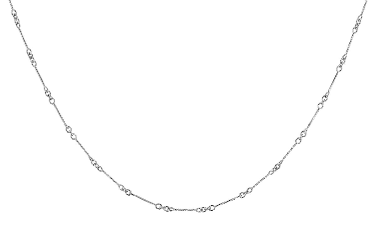 C310-60800: TWIST CHAIN (18IN, 0.8MM, 14KT, LOBSTER CLASP)