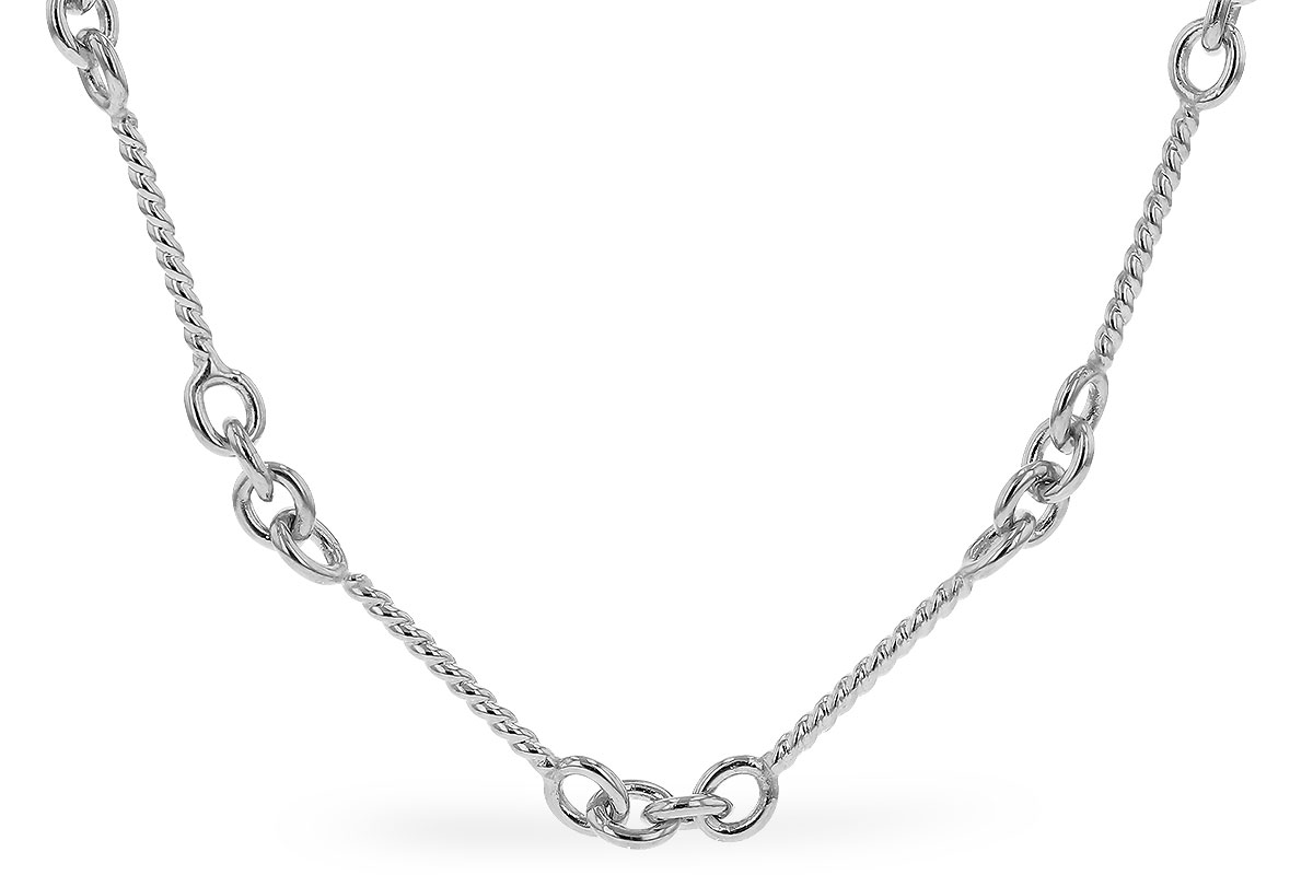 C310-60800: TWIST CHAIN (0.80MM, 14KT, 18IN, LOBSTER CLASP)