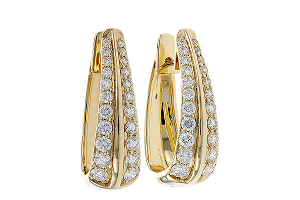 C311-48991: EARRINGS 1.50 TW