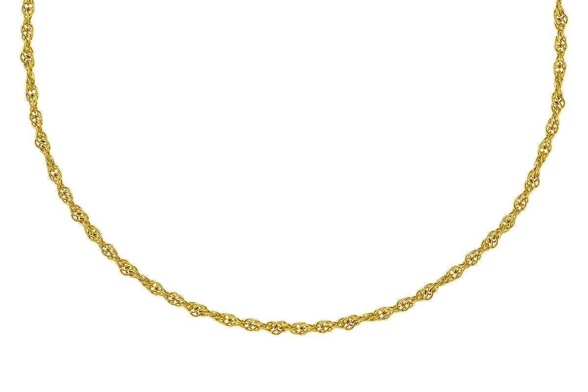 D310-60809: ROPE CHAIN (8IN, 1.5MM, 14KT, LOBSTER CLASP)