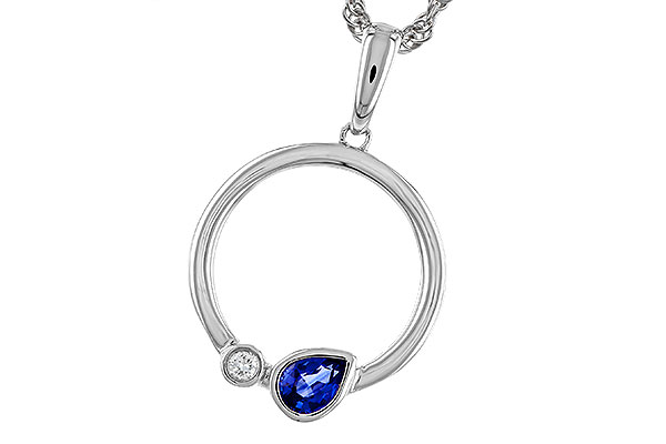 D311-48073: NECKLACE .26 SAPPHIRE .28 TGW