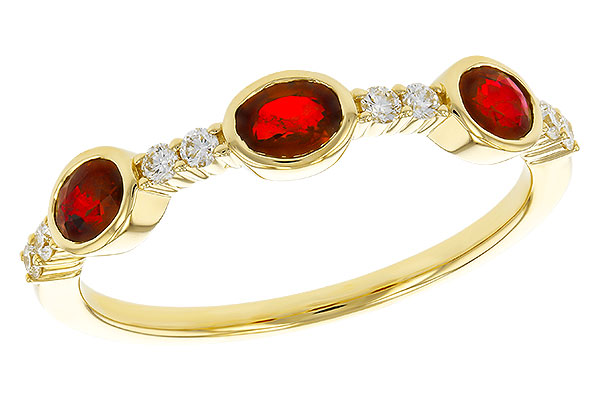 D311-54364: LDS WED RG .66 TW RUBY .78 TGW
