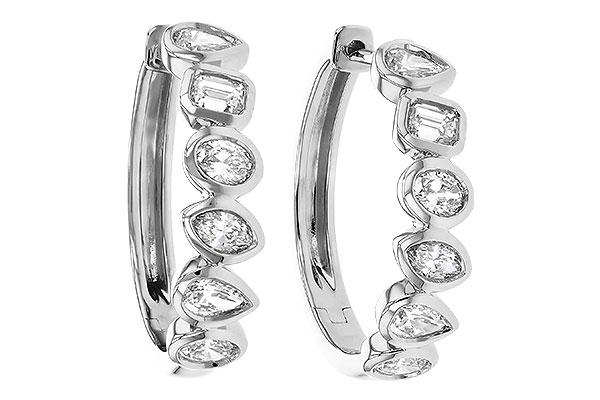D312-37091: EARRINGS 1.10 TW FANCY CUT DIAS