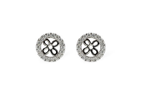 E224-22555: EARRING JACKETS .24 TW (FOR 0.75-1.00 CT TW STUDS)