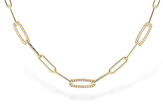 E310-55355: NECKLACE .75 TW (17 INCHES)