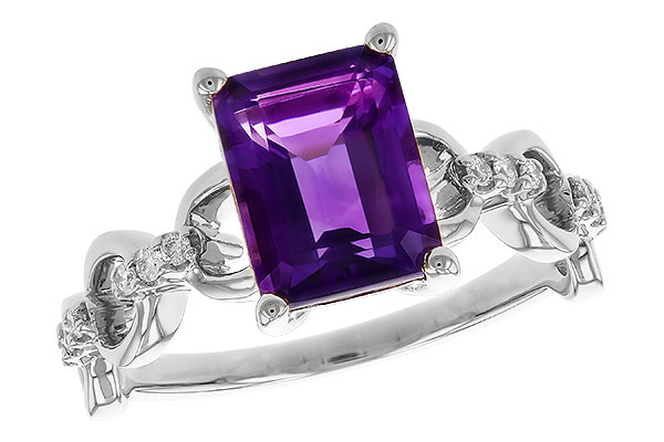 F311-52564: LDS RG 1.95 AMETHYST 2.05 TGW (9x7MM AMY)