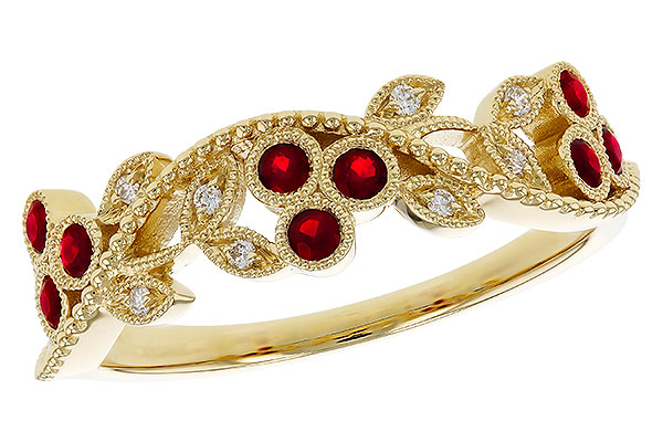 F311-54364: LDS DIA RG .22 RUBY TW .28 TGW