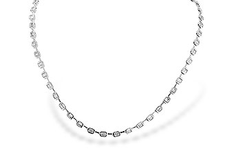 G310-59854: NECKLACE 2.05 TW BAGUETTES (17 INCHES)