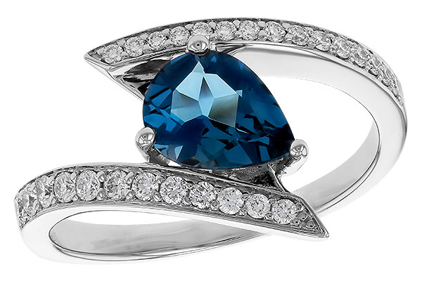 K311-47118: LDS RG 1.04 LONDON BLUE TOPAZ 1.28 TGW (8x6MM)