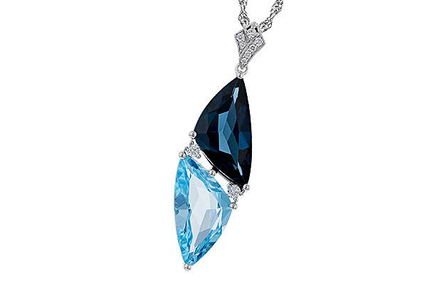 K311-48045: NECK 6.87 BLUE TOPAZ 6.97 TGW