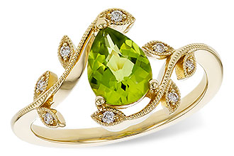K311-48063: LDS RG 1.16 PERIDOT 1.22 TGW (8x6MM PER)