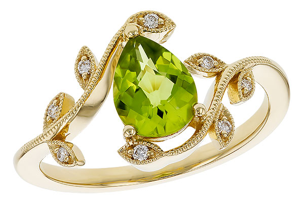 K311-48063: LDS RG 1.16 PERIDOT 1.22 TGW (8x6MM PER)