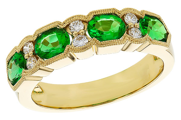 K311-53518: LDS WED RG 1.20 EMERALD 1.38 TGW (5x4MM EMER)