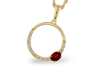 L311-48918: NECKLACE .26 RUBY .41 TGW
