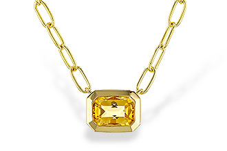 L311-51700: NECKLACE .86 CITRINE (18")