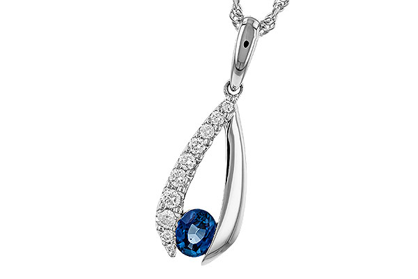M311-51636: NECKLACE .38 SAPP .54 TGW (5x4 SAPP)